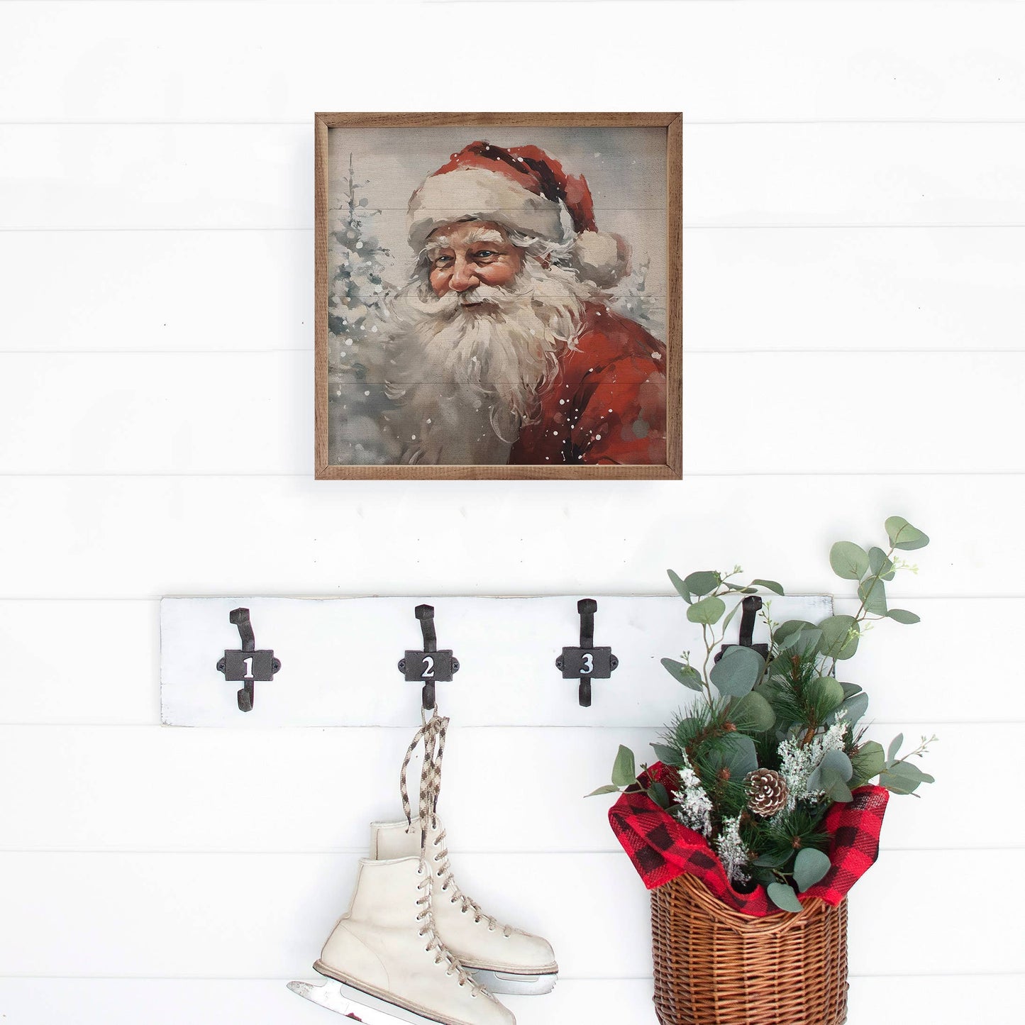 Santa Snowy Portrait