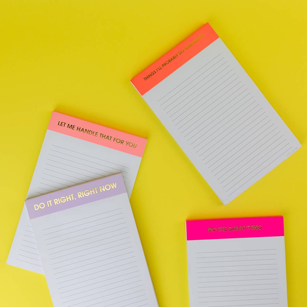 Things I'll Probably Do Tomorrow - Neon Orange - 5x8