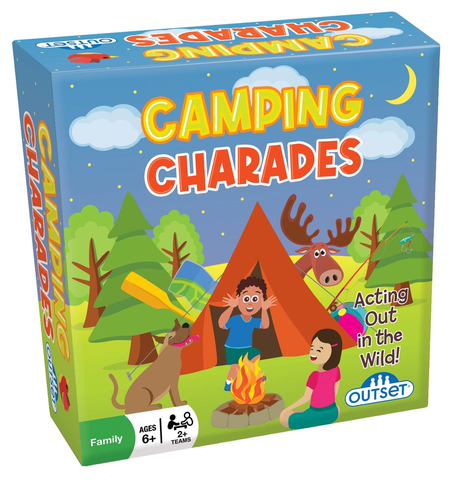 Camping Charades Card Game: Fun Around the Campfire