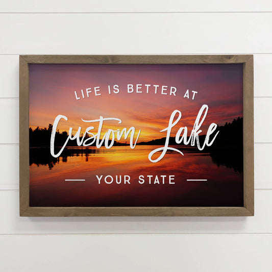 Life is Better at Deep Creek Lake Wall Art