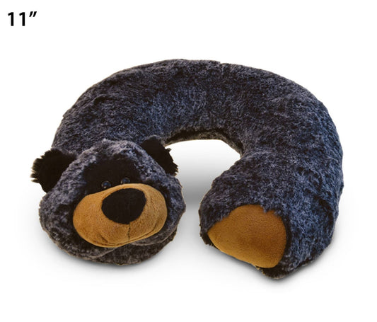 Soft Plush Neck Pillow - Black Bear