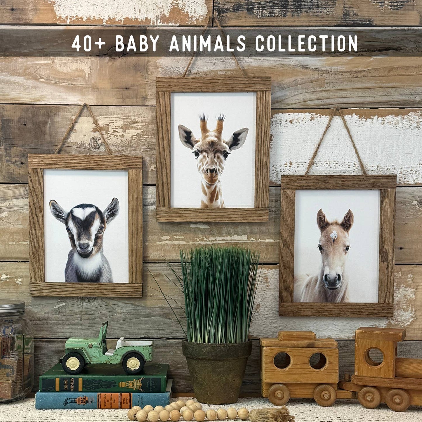 Baby Raccoon Wood Sign