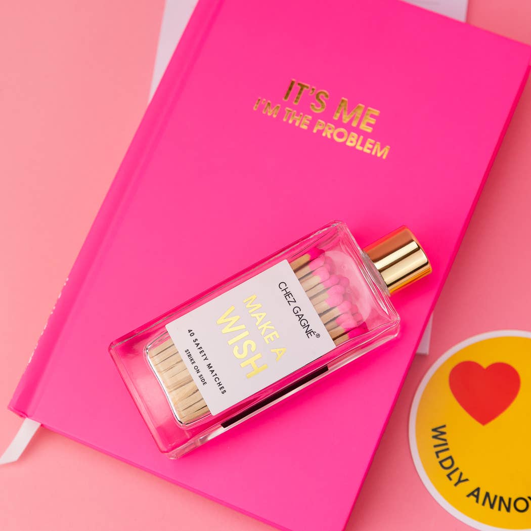 Make A Wish Matches - Bright Pink