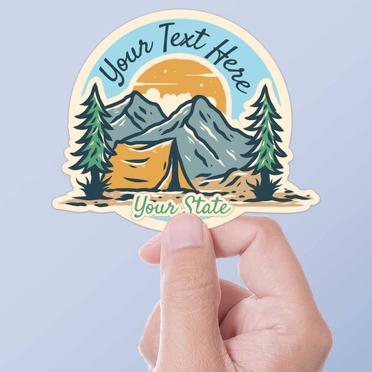 DCL Tent Camping Sticker