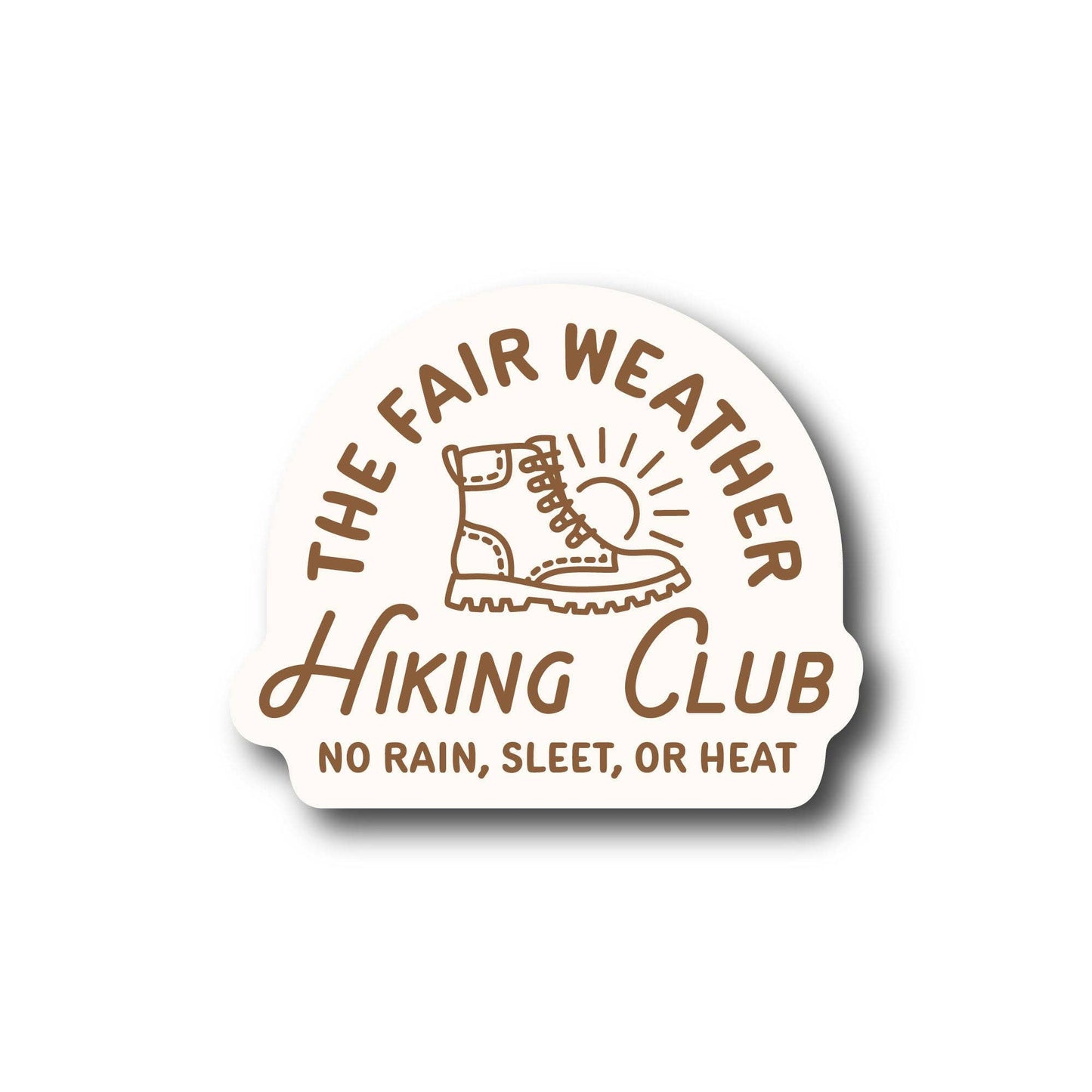 Wild North Co - Hiking Club Sticker
