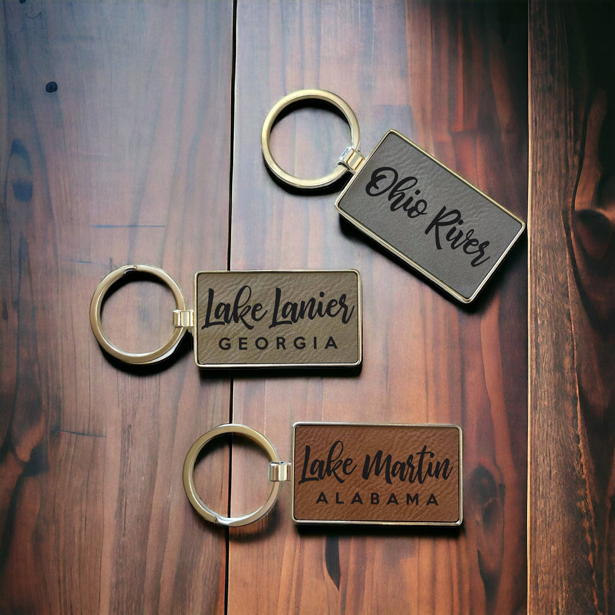 DCL Leatherette + Metal Keychain