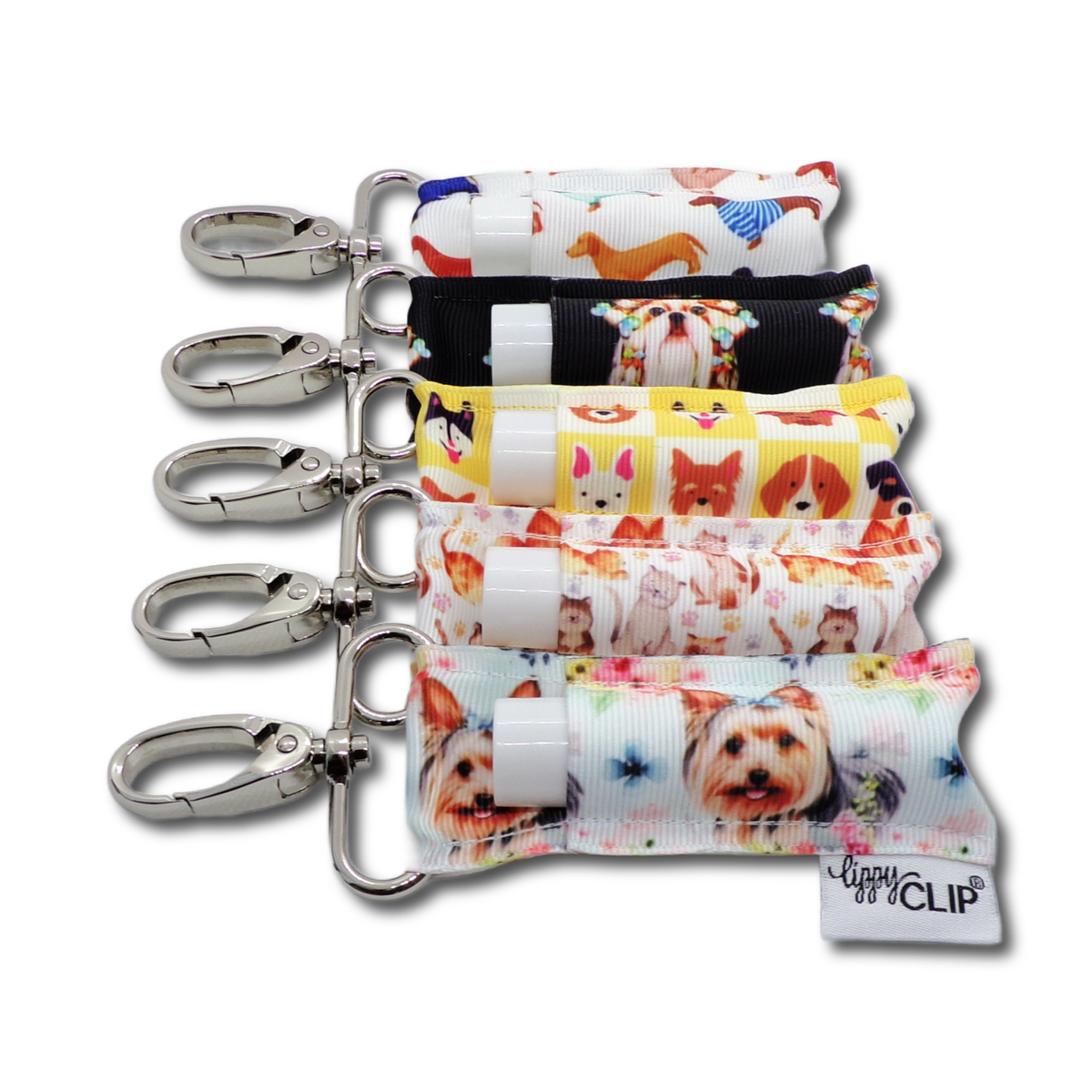 Doggie Spa Day LippyClip® Lip Balm Holder for Chapstick