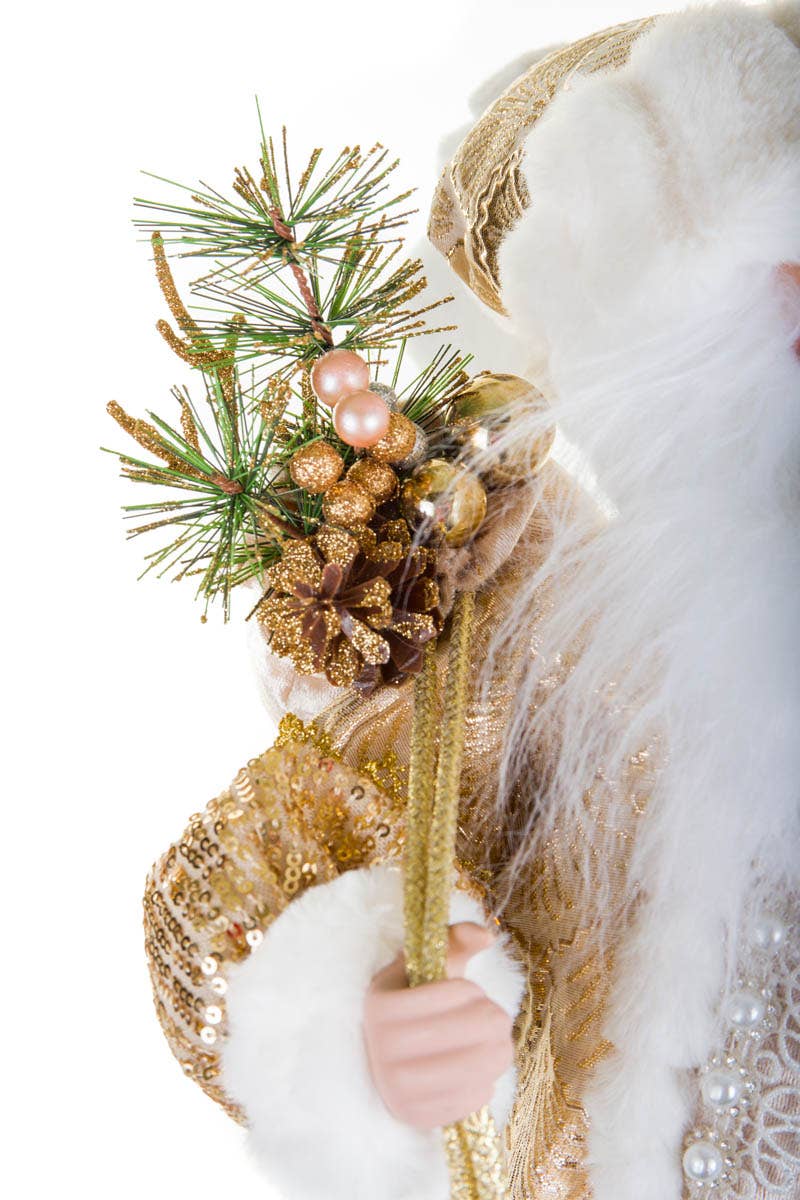 Santa Figurine Holding Scepter