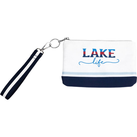 Lake Life - 8" x 5" Canvas Wristlet