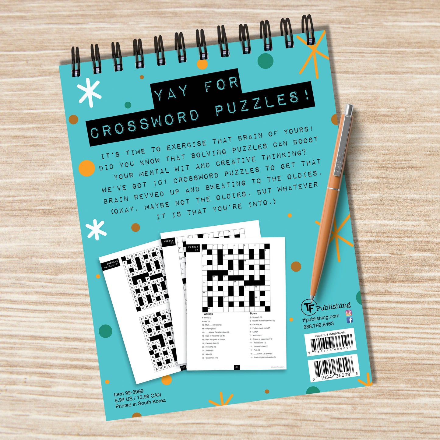 Life is Better with Crossword Book