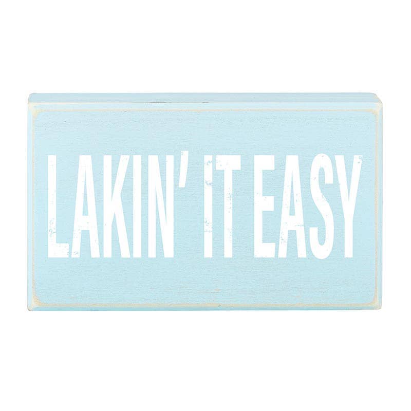 Angle - Box Sign - Lake Easy