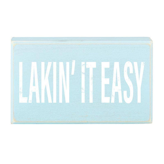 Angle - Box Sign - Lake Easy