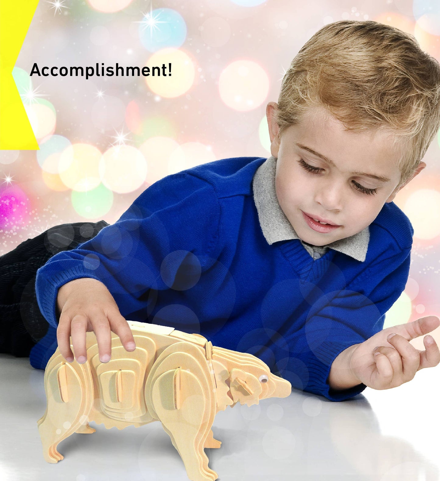Lazy Bear DCL - 3D Puzzles - Black Bear