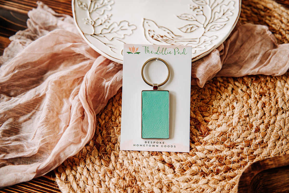 DCL Leatherette + Metal Keychain