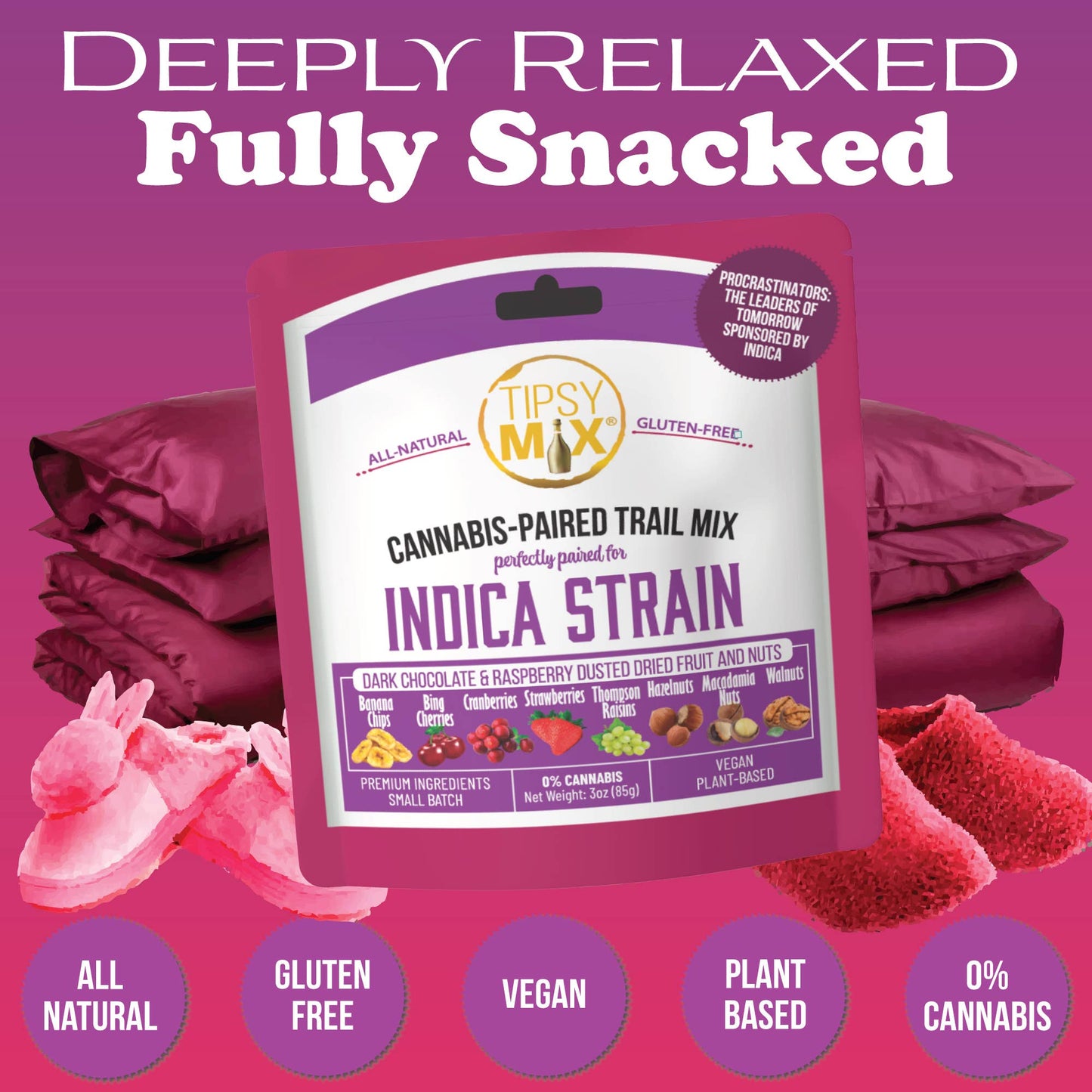 Cannabis-Paired Trail Mix - Indica Strain