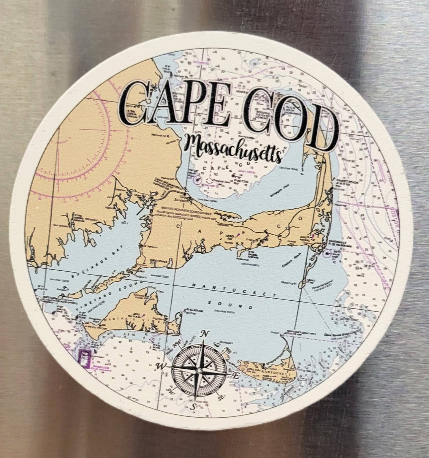 Deep Creek Round Magnet