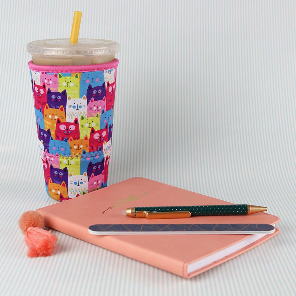 Iced Coffee & Drink Sleeve - Cat Lover