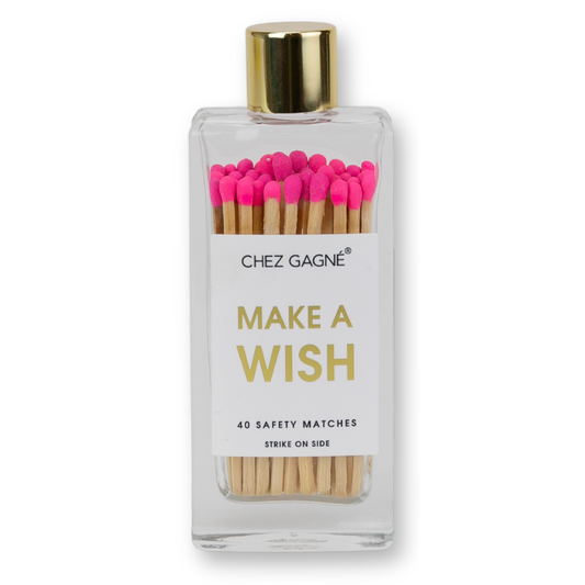 Make A Wish Matches - Bright Pink