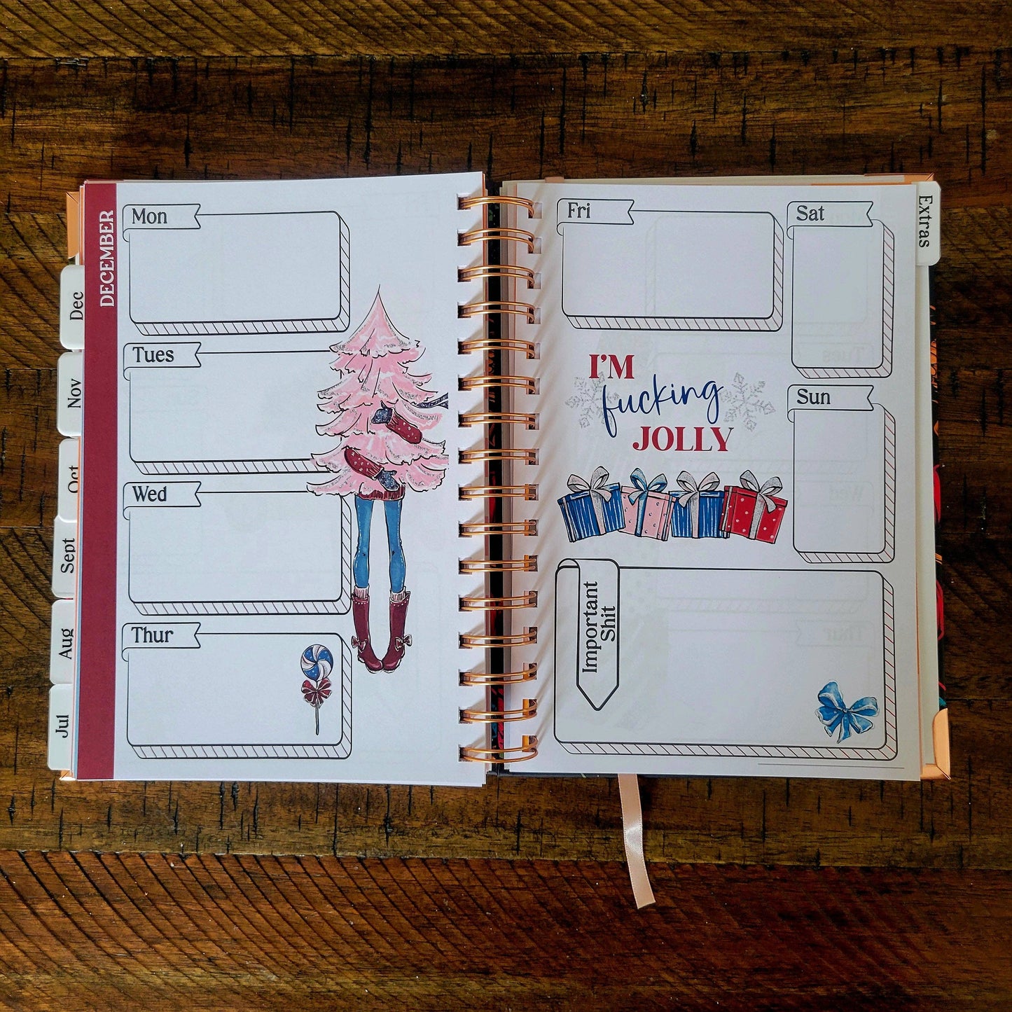 Seize The F@cking Day Undated Sweary Planner |