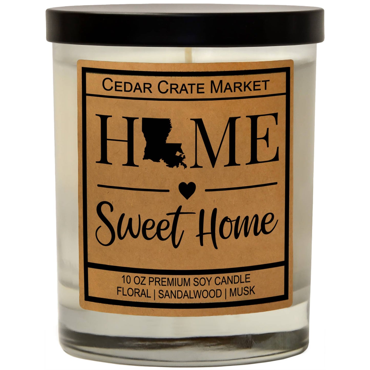 Home Sweet Home State Pride Candle