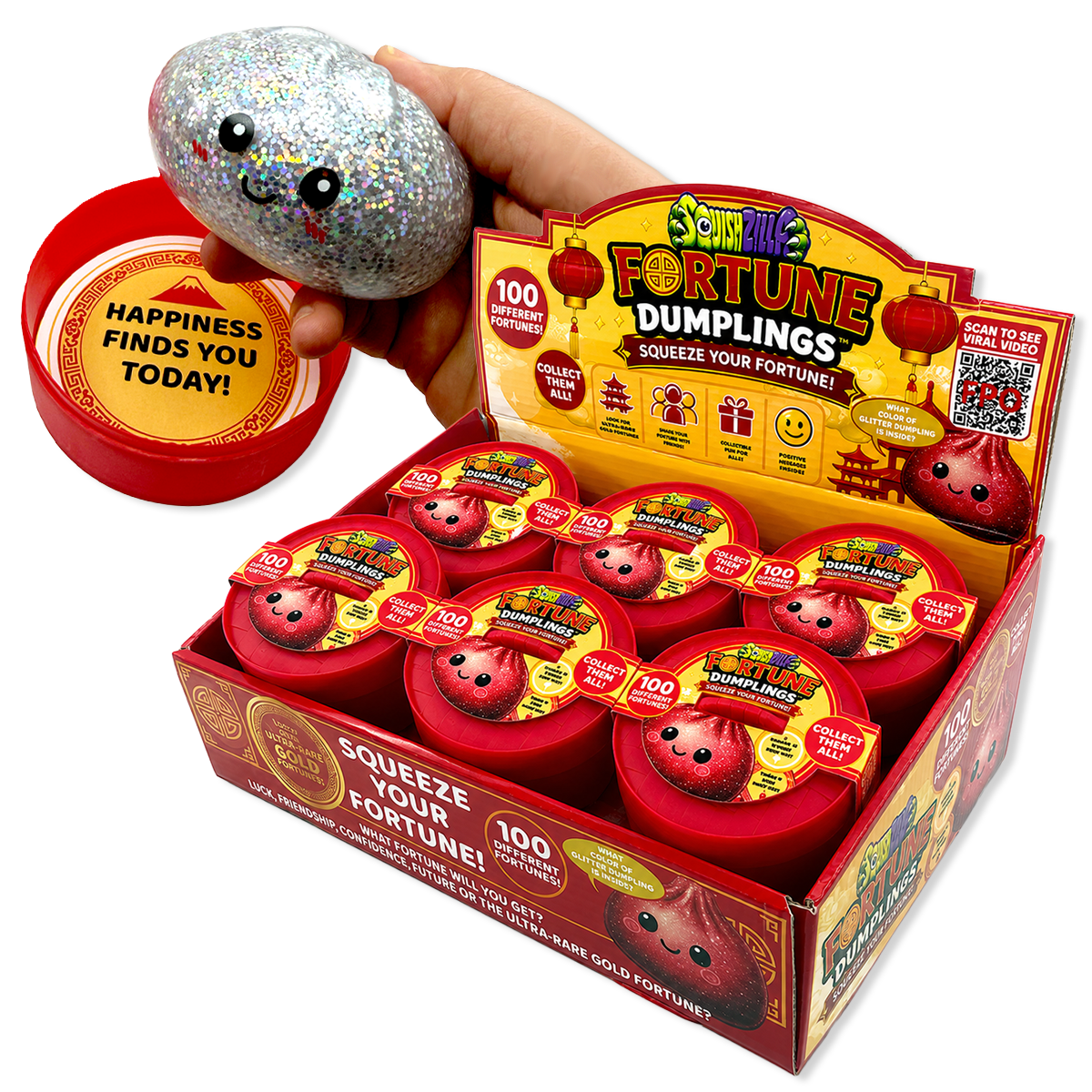Mystery Fortune Cookie Squishy Dumpling