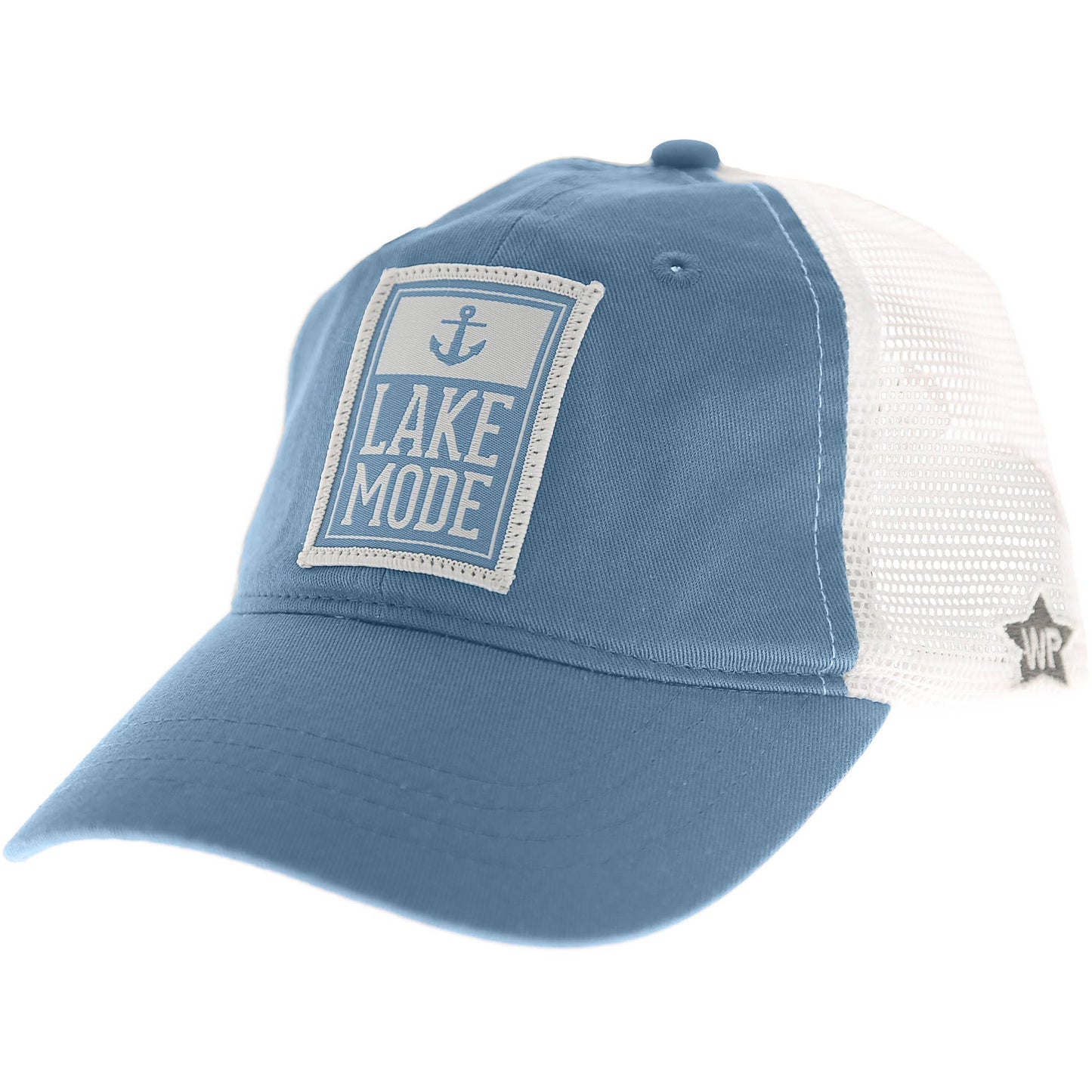 Pavilion - Lake Icon - Cadet Blue Adjustable Mesh Hat