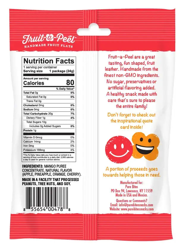 Fruit-a-Peel Fruity Punch Fruit Flats