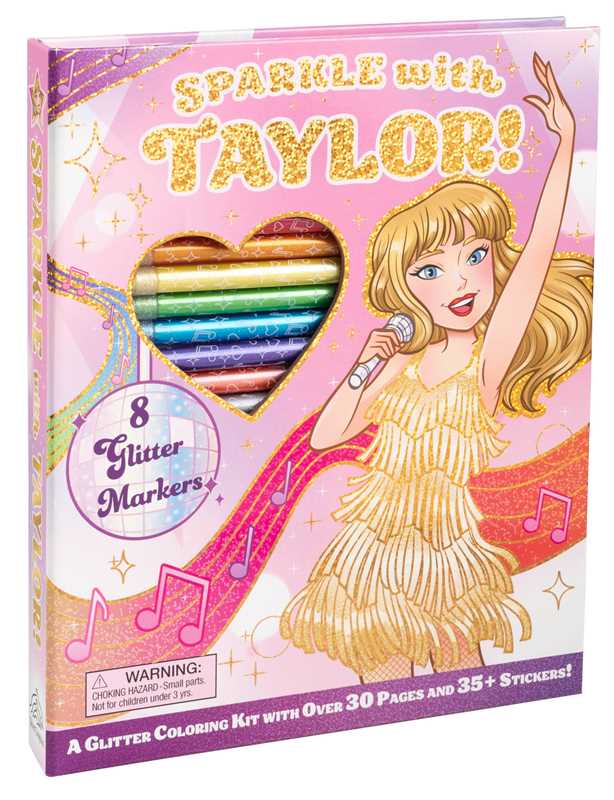 Sparkle with Taylor A Glitter Coloring Kit