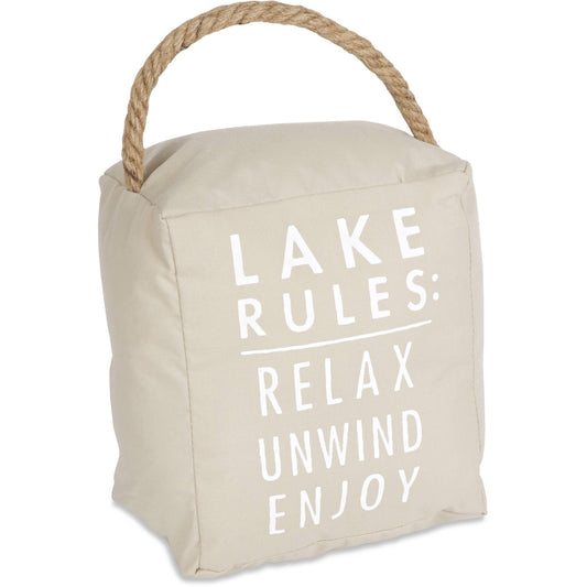 Pavilion - Lake Rules - 5" x 6" Door Stopper