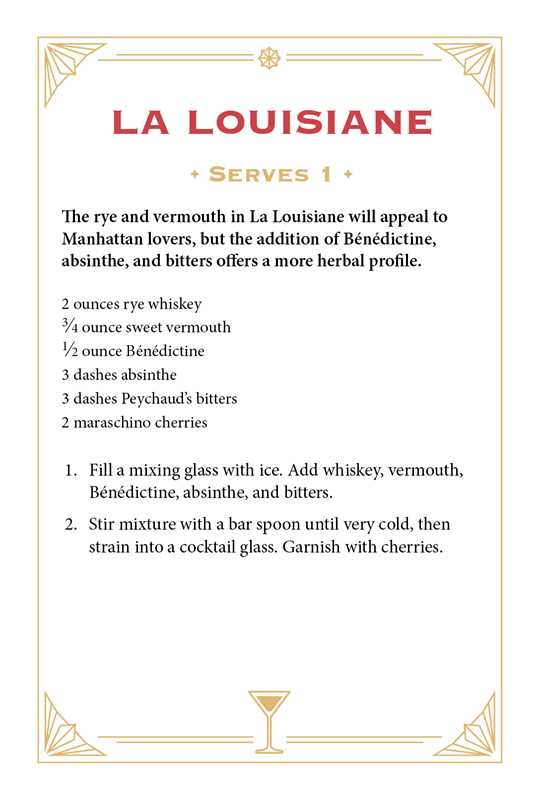 Whiskey Cocktail Cards A–Z