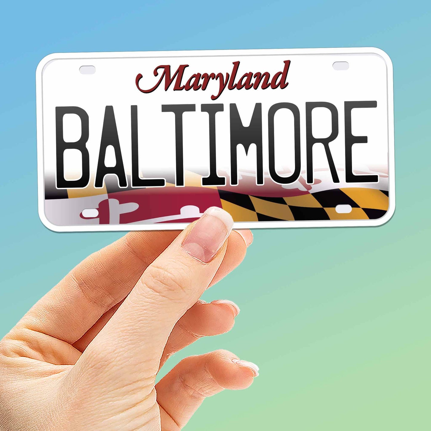 MD License Plate Deep Creek
