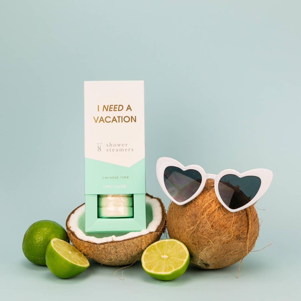 I Need A Vacation Aromatherapy Shower Steamers Coconut Lime