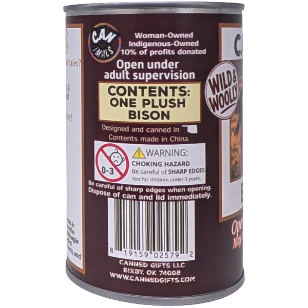 Buster Canned Wild Bison