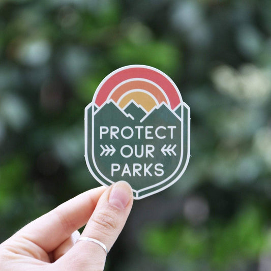 Squatchy - Protect Our Parks Sticker