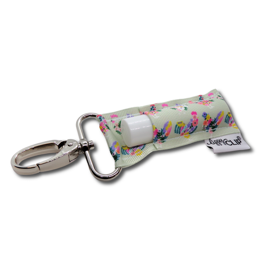 Floral Chickens LippyClip