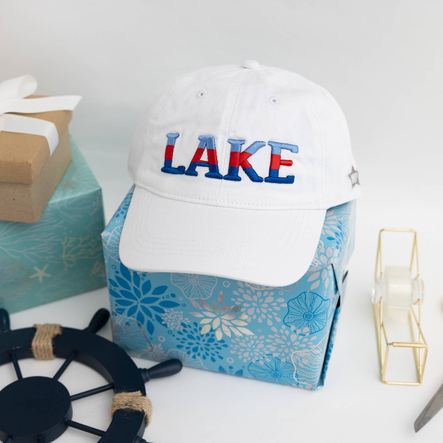 Pavilion - Lake - White Adjustable Hat