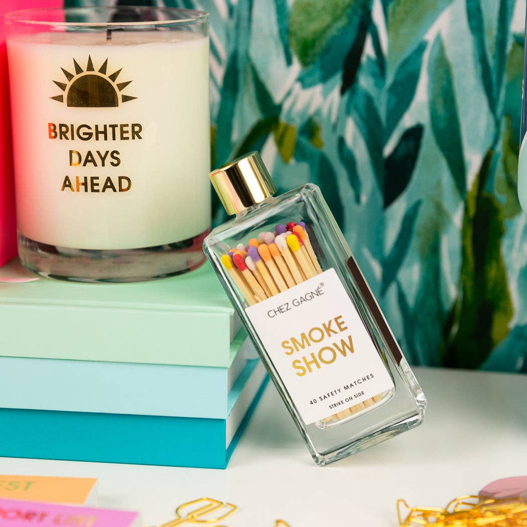 Smokeshow Glass Bottle Safety Matches