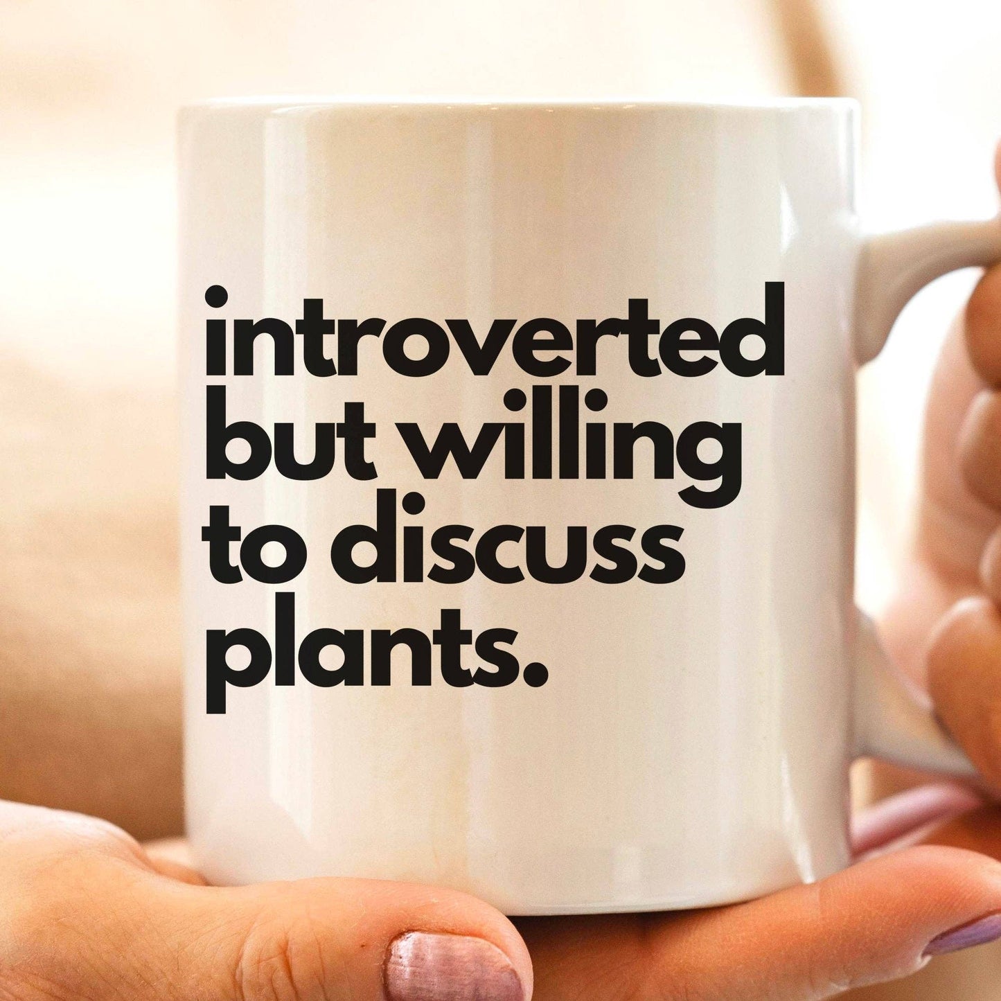 Willing To Discuss Plants Mug