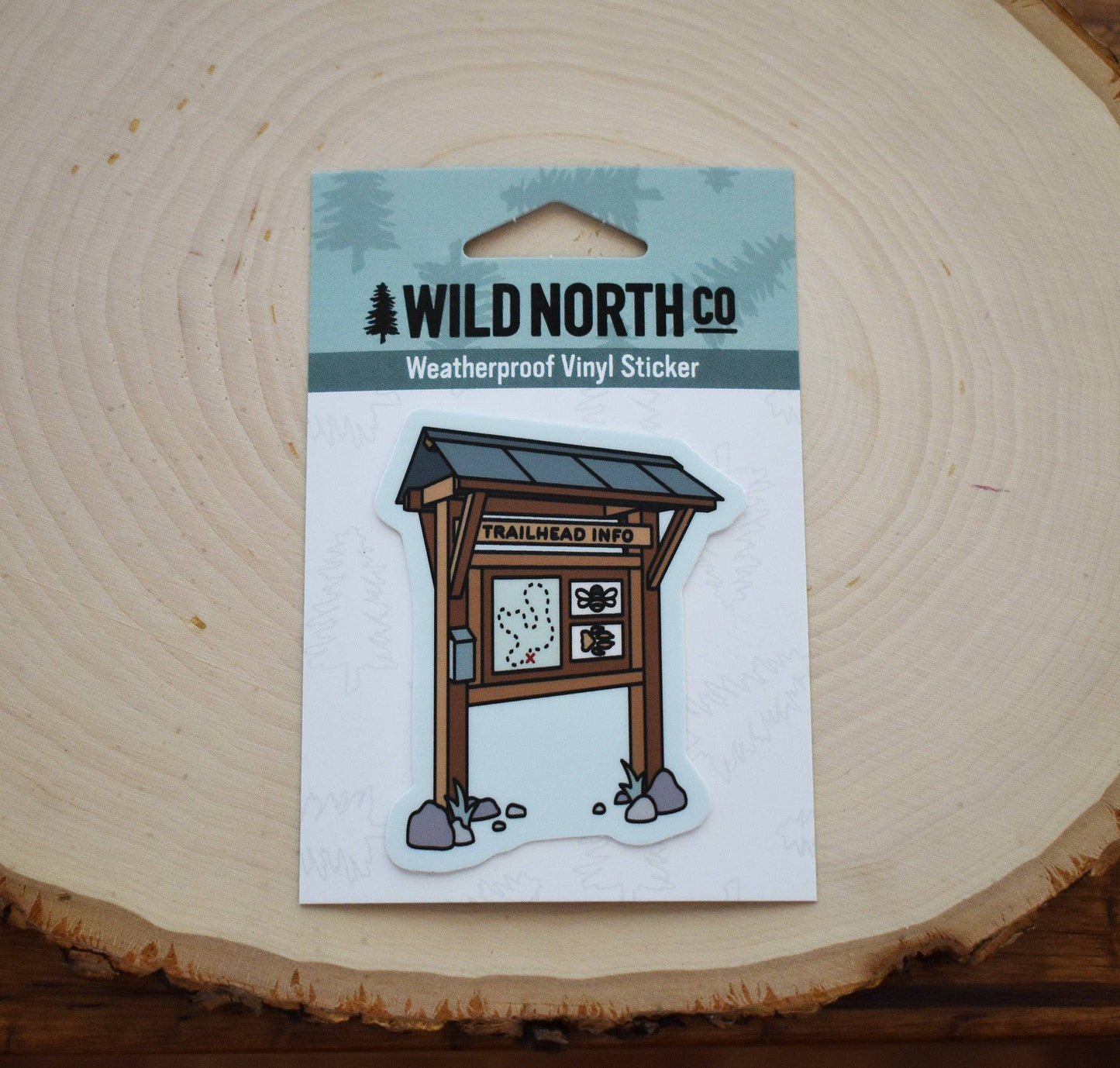 Wild North Co - Trailhead Kiosk Sticker