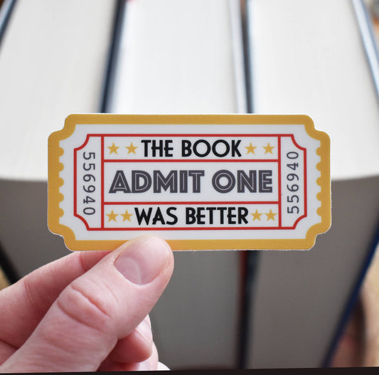 Wild North Co - The Book Was Better Sticker