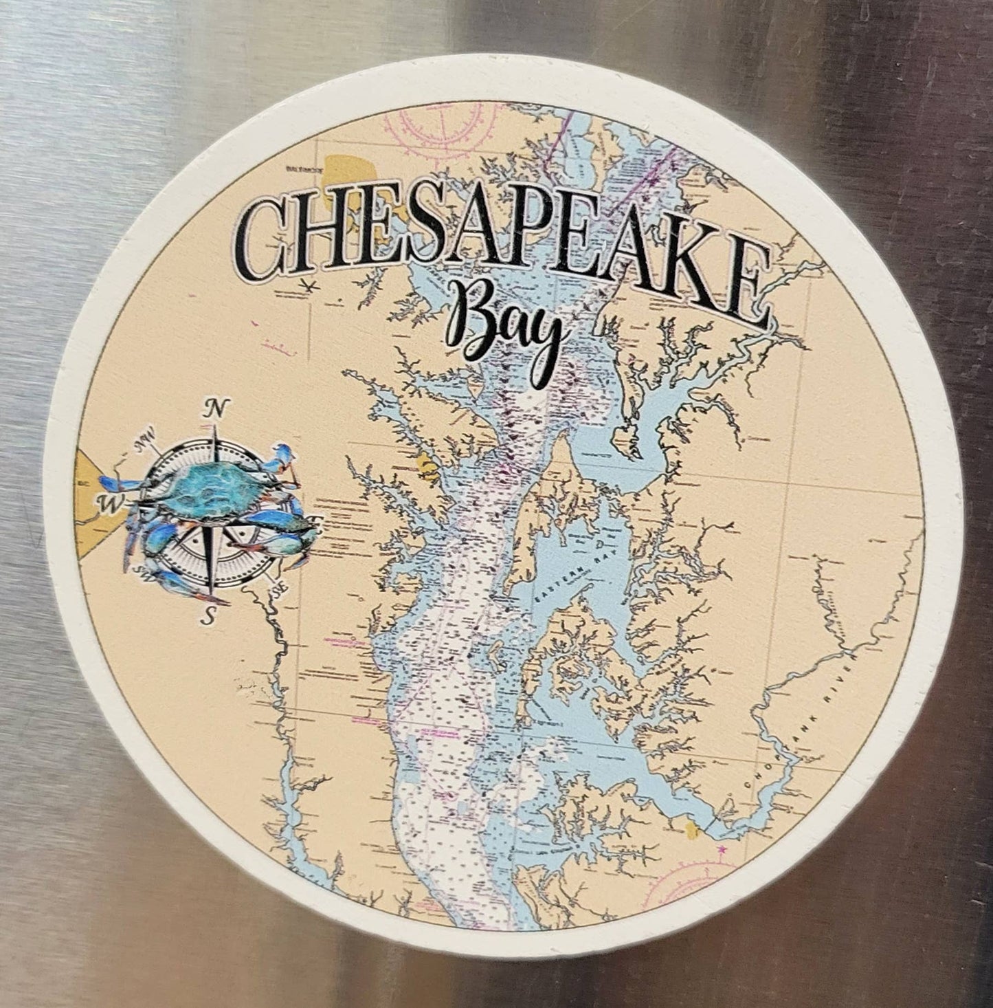 Deep Creek Round Magnet