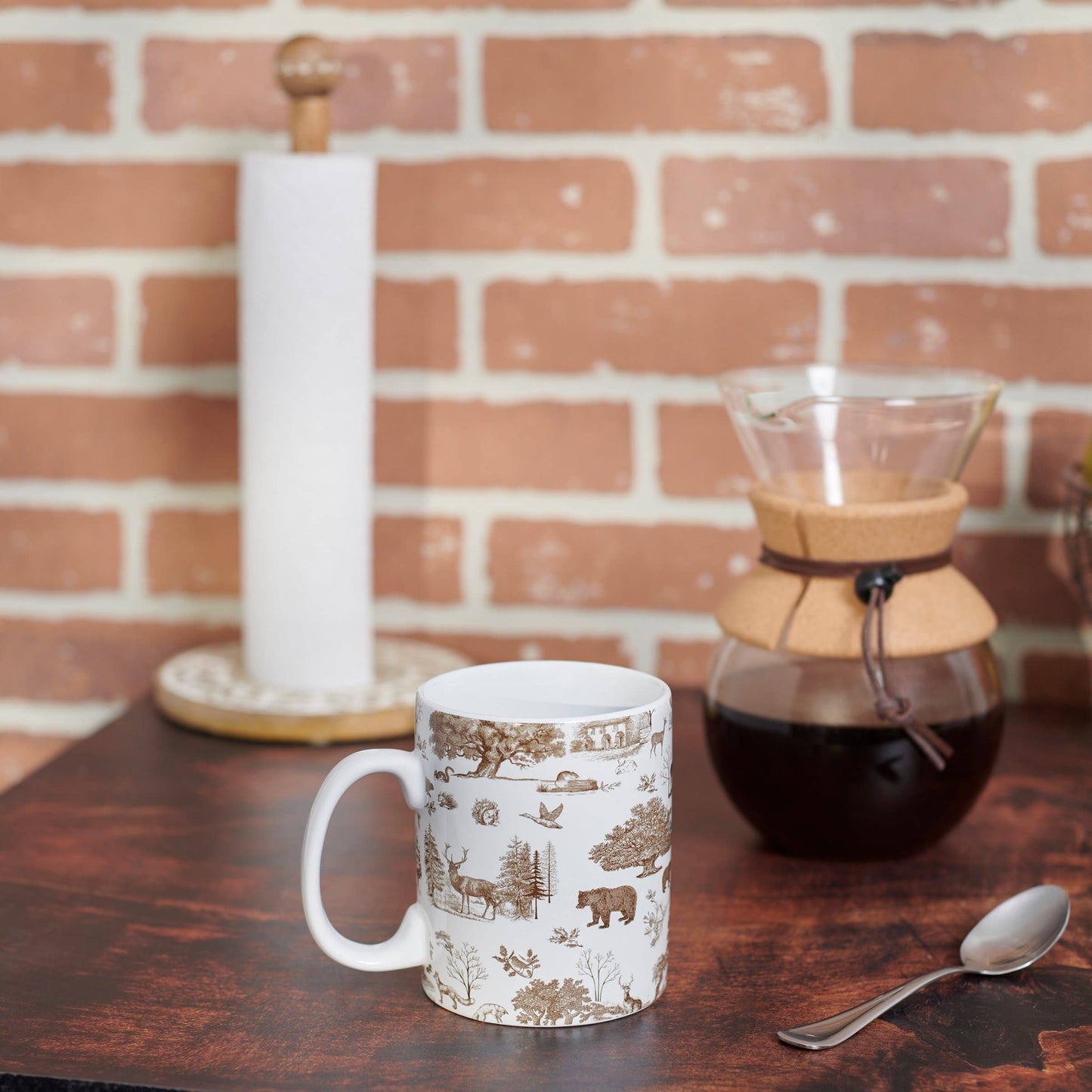 Cabin Toile Mug