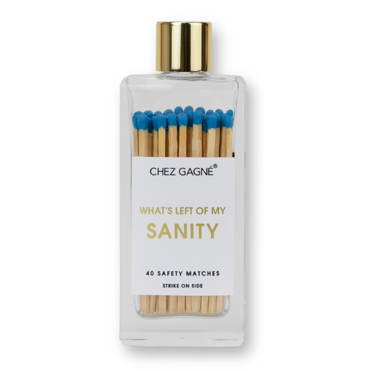 Left of My Sanity - Glass Bottle Matches