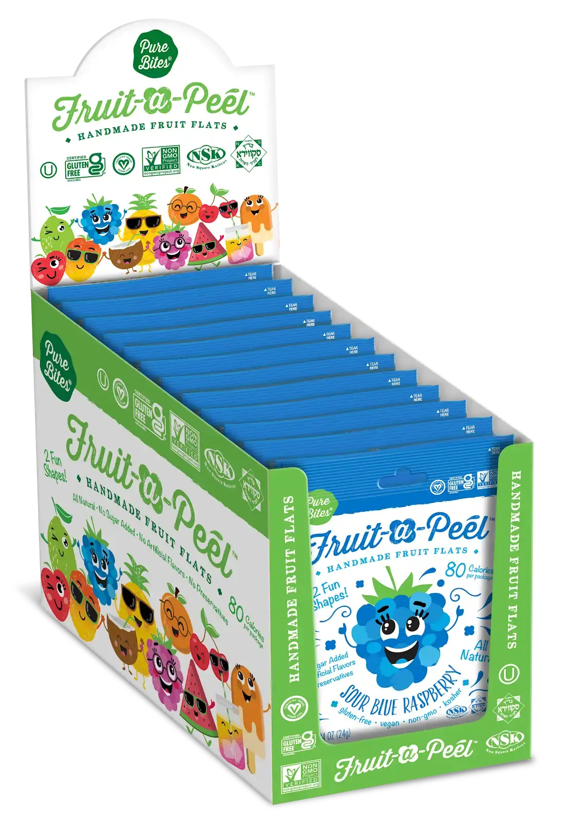 Fruit-a-Peel Sour Blue Raspberry