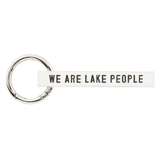 Wood Keychain - Lake People