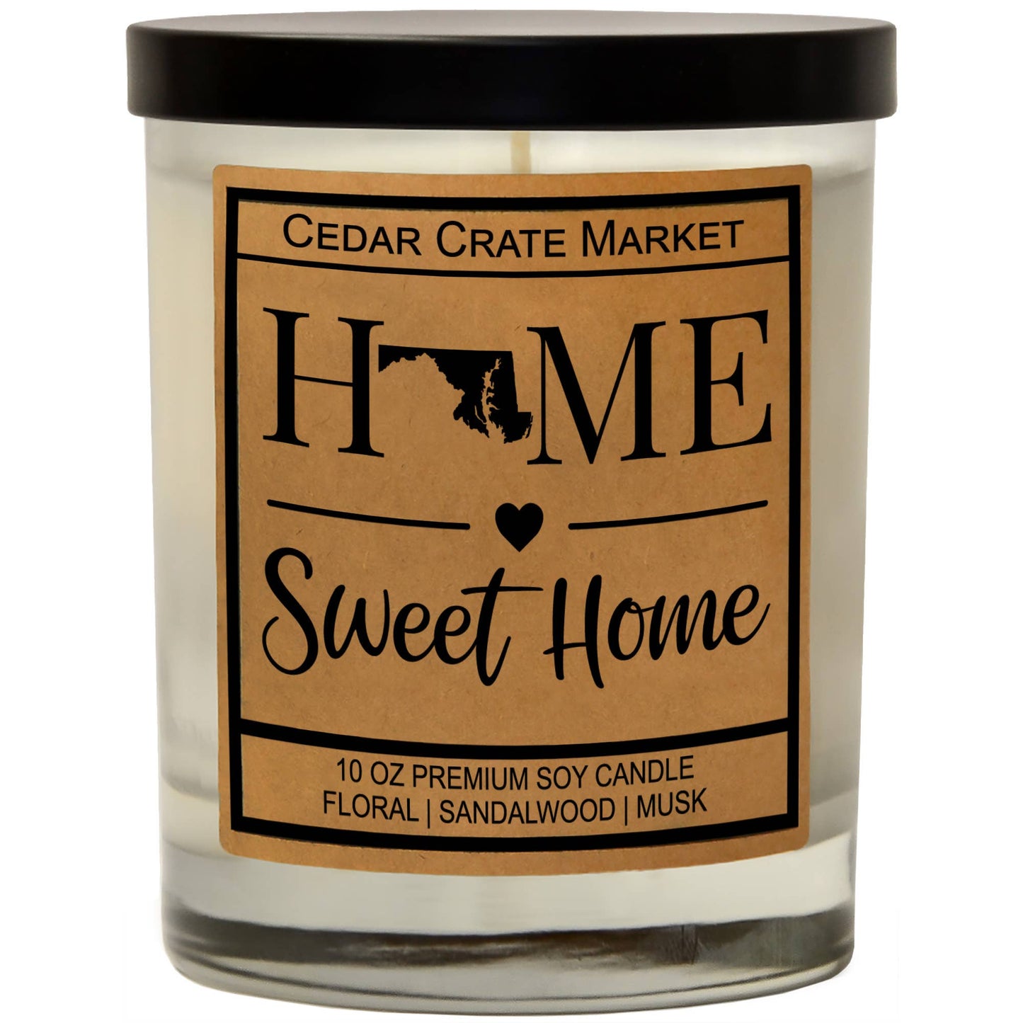 Home Sweet Home State Pride Candle
