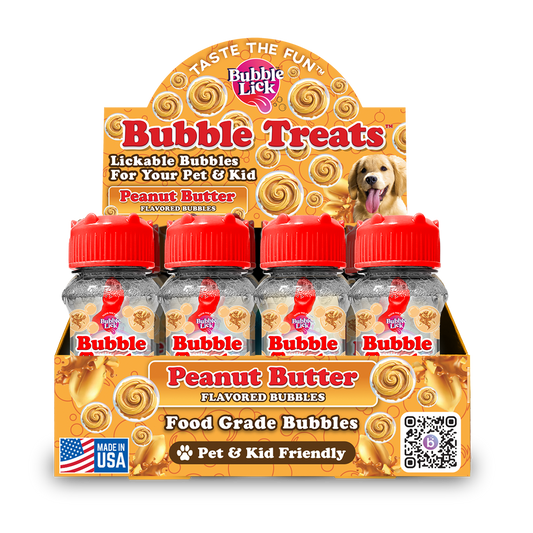Pets Peanut Butter Swirl bubbles