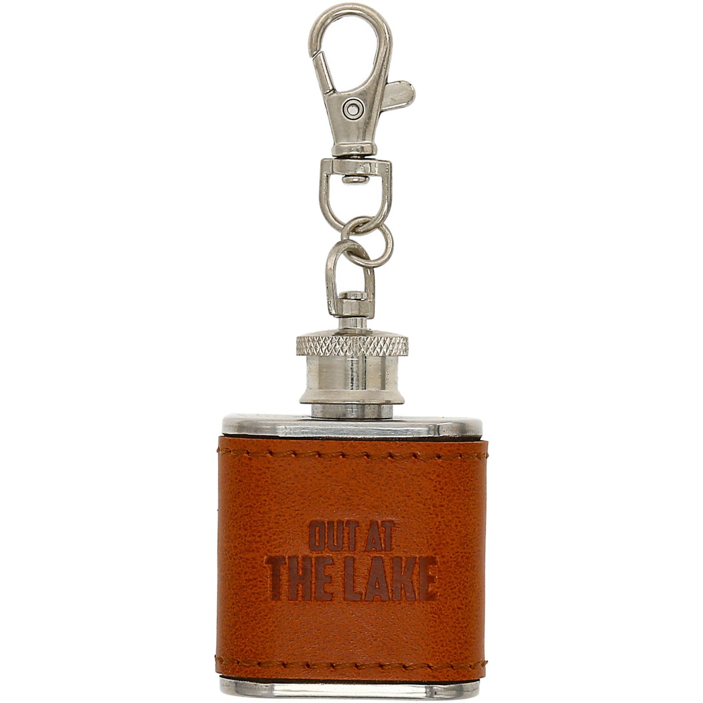 Pavilion - Out at the Lake - Stainless Steel 1 oz Mini Flask