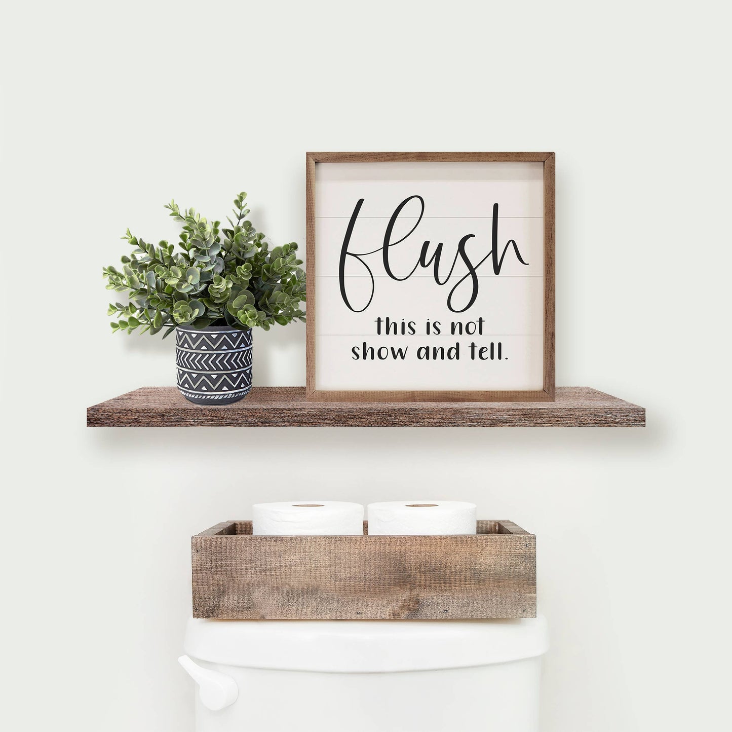 Flush This Is Not Show And Tell White
