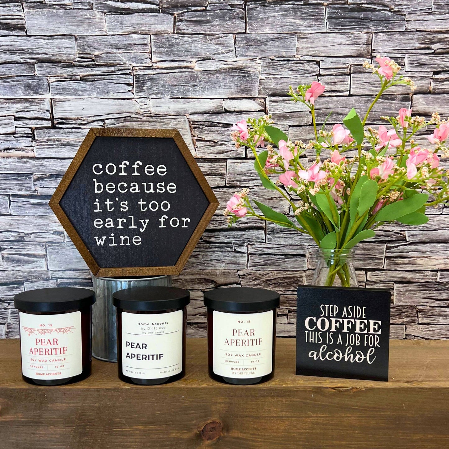 Fall Pear Aperitif Soy Wax Candles Wholesale - Fall Decor